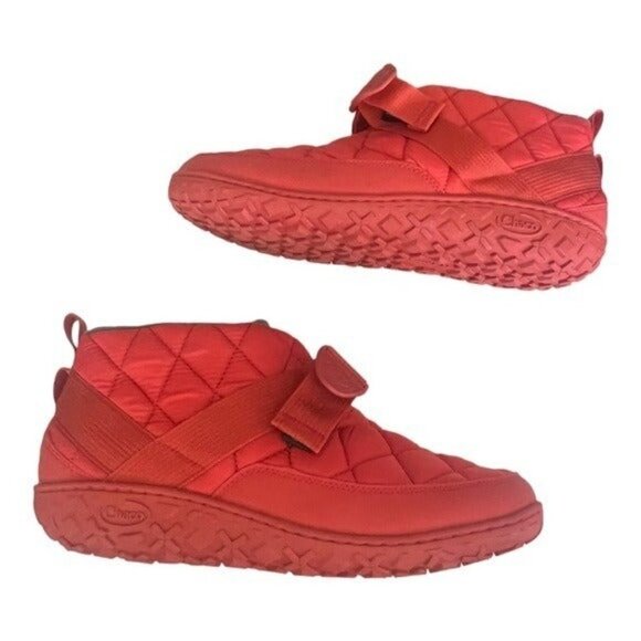 CHACO Ramble Puff Quilted Ankle Boot Red Clay Men’s NEW - Picture 6 of 9